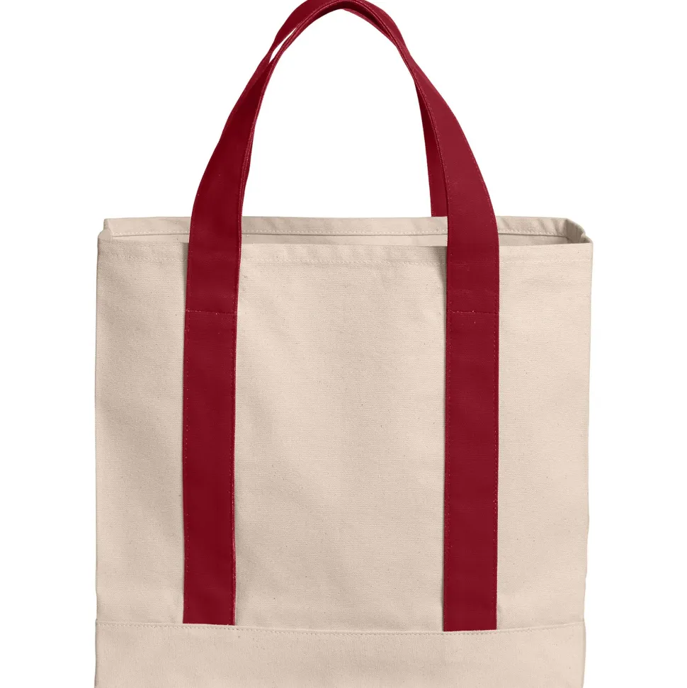 Navy Blue George Washington Book Tote - Navy or Red