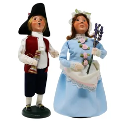 Nelly Caroler with Lavender - Limited Edition from Byers' Choice