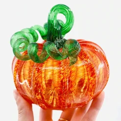 Orange Glass Pumpkin - Luke Adams - Three Sizes