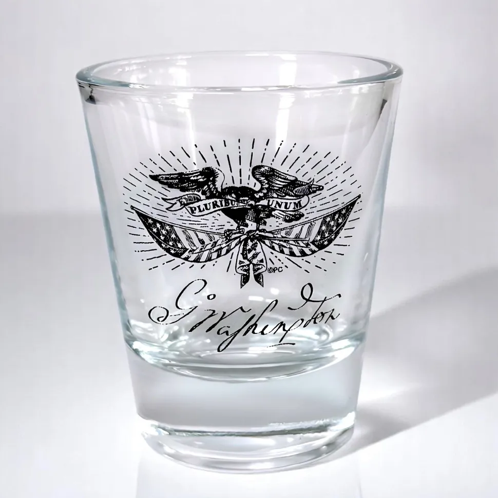 Patriotic Eagle Shot Glass