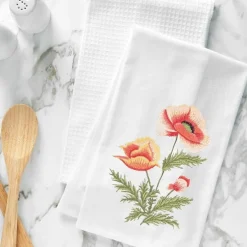 Poppy Flour Sack Towel