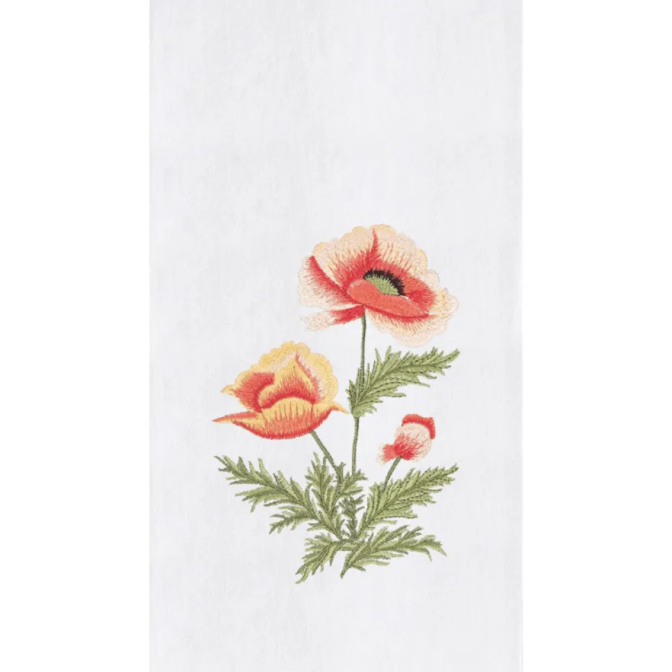 Poppy Flour Sack Towel