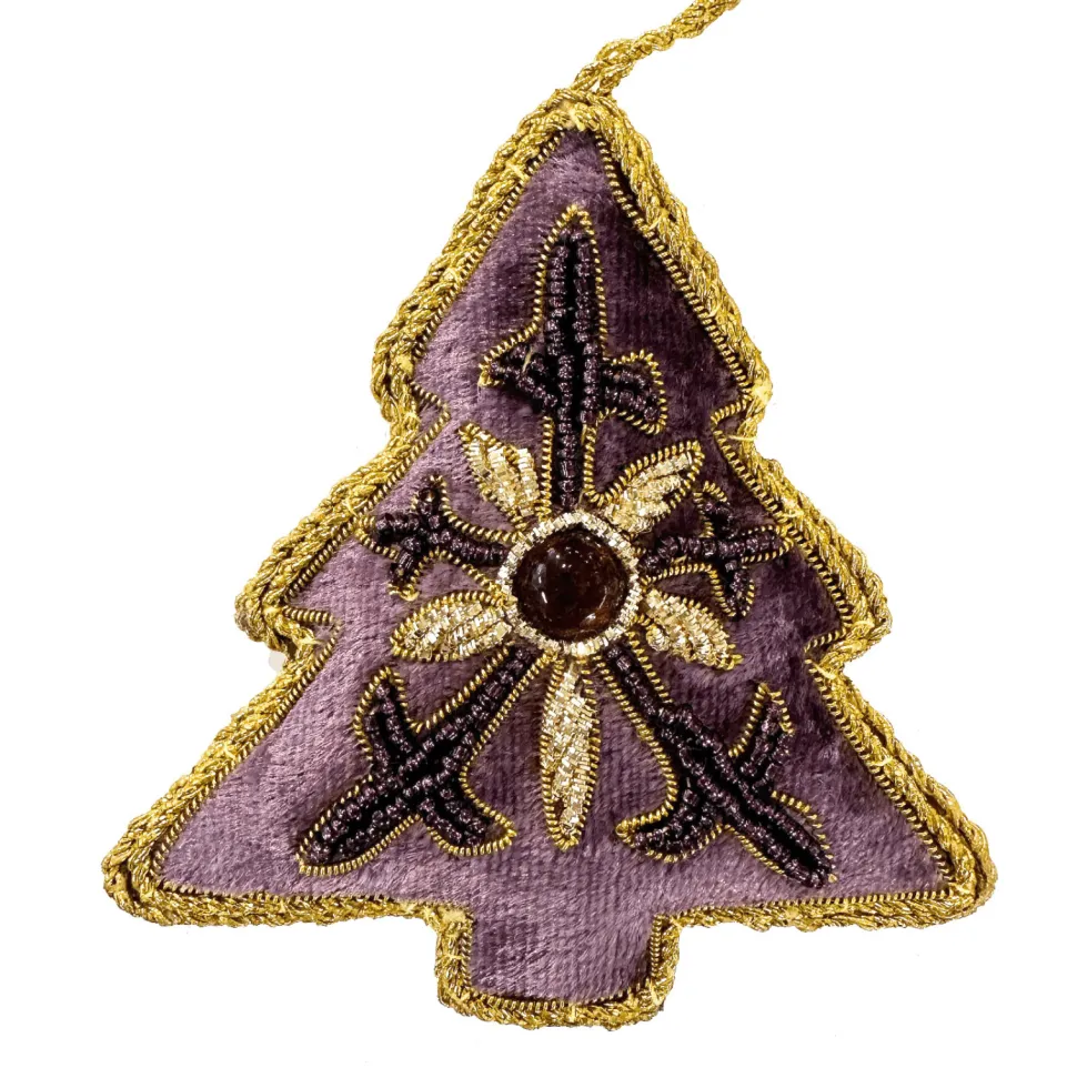 Purple Tree Ornament St. Nicolas