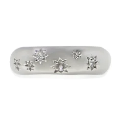 Sterling Silver and White Topaz Ring Star