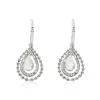 Sterling Silver Beaded Briolette Earrings