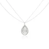 Sterling Silver Beaded Briolette Pendant