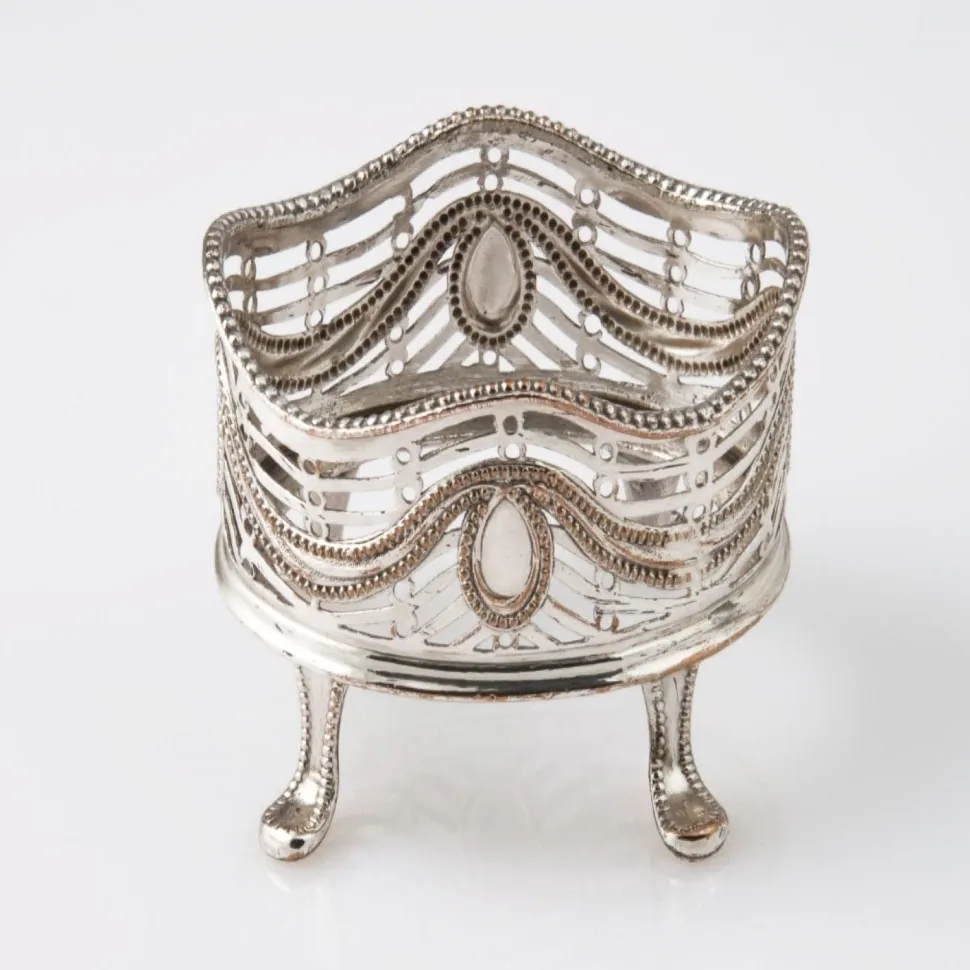 Sterling Silver Beaded Briolette Pendant