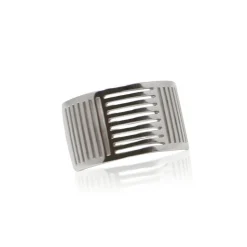 Sterling Silver Shutter Ring