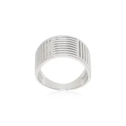 Sterling Silver Shutter Ring