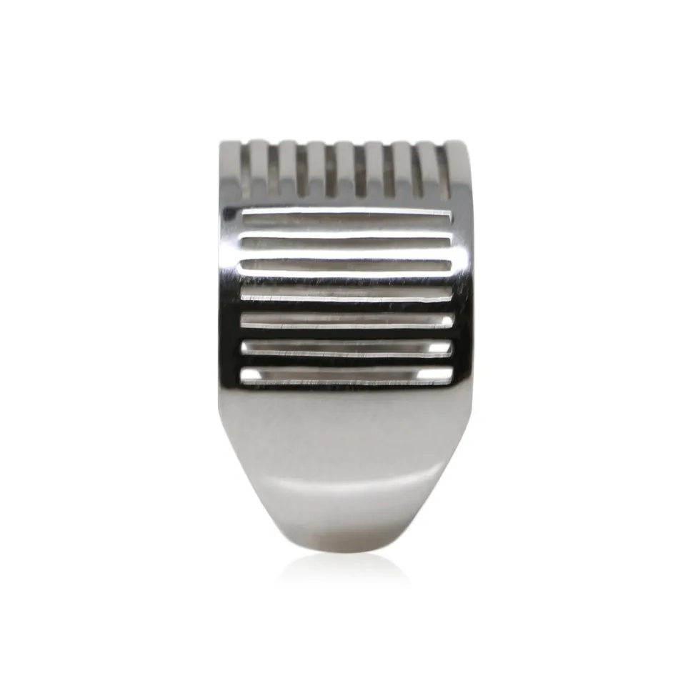 Sterling Silver Shutter Ring