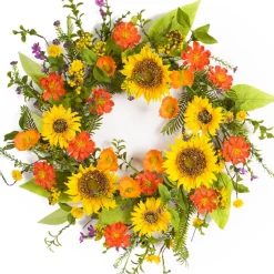 Sunflower Wreath - Bright Floral Wreath