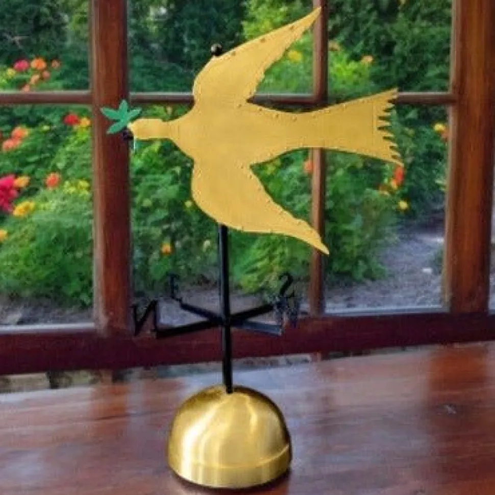 Tabletop Dove of Peace Weathervane