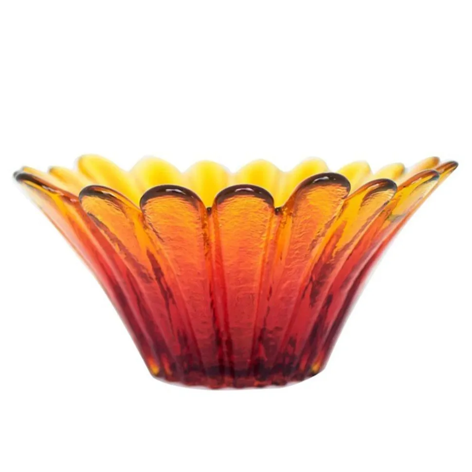 Tangerine Sunflower Bowl