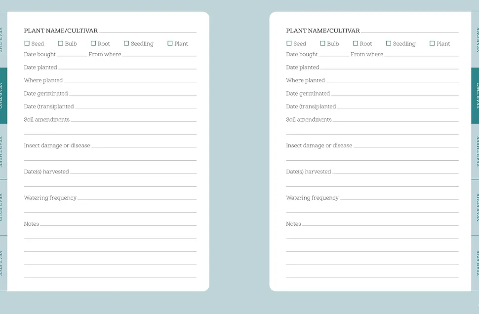 The Gardner's Planner & Logbook
