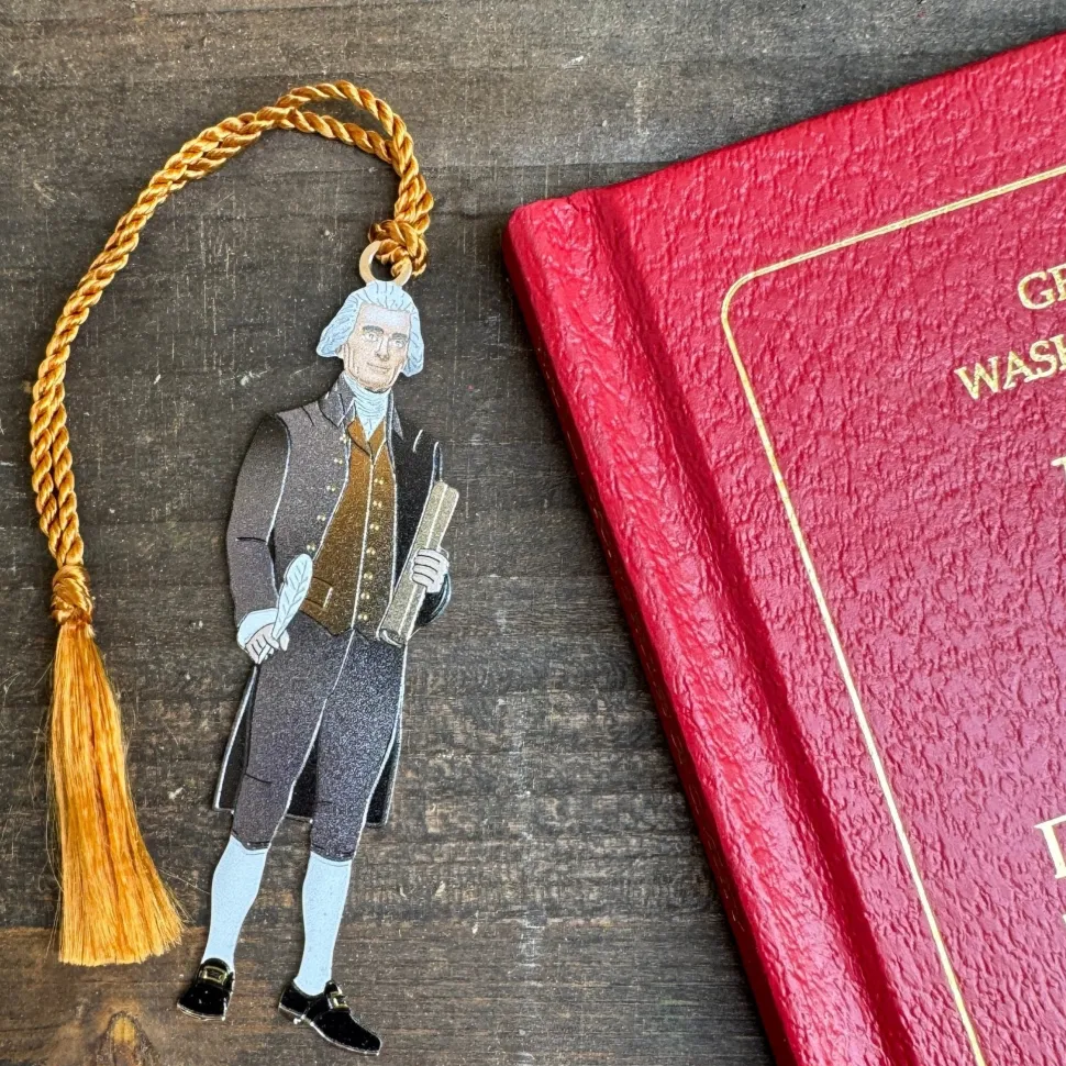 Thomas Jefferson Metal Bookmark