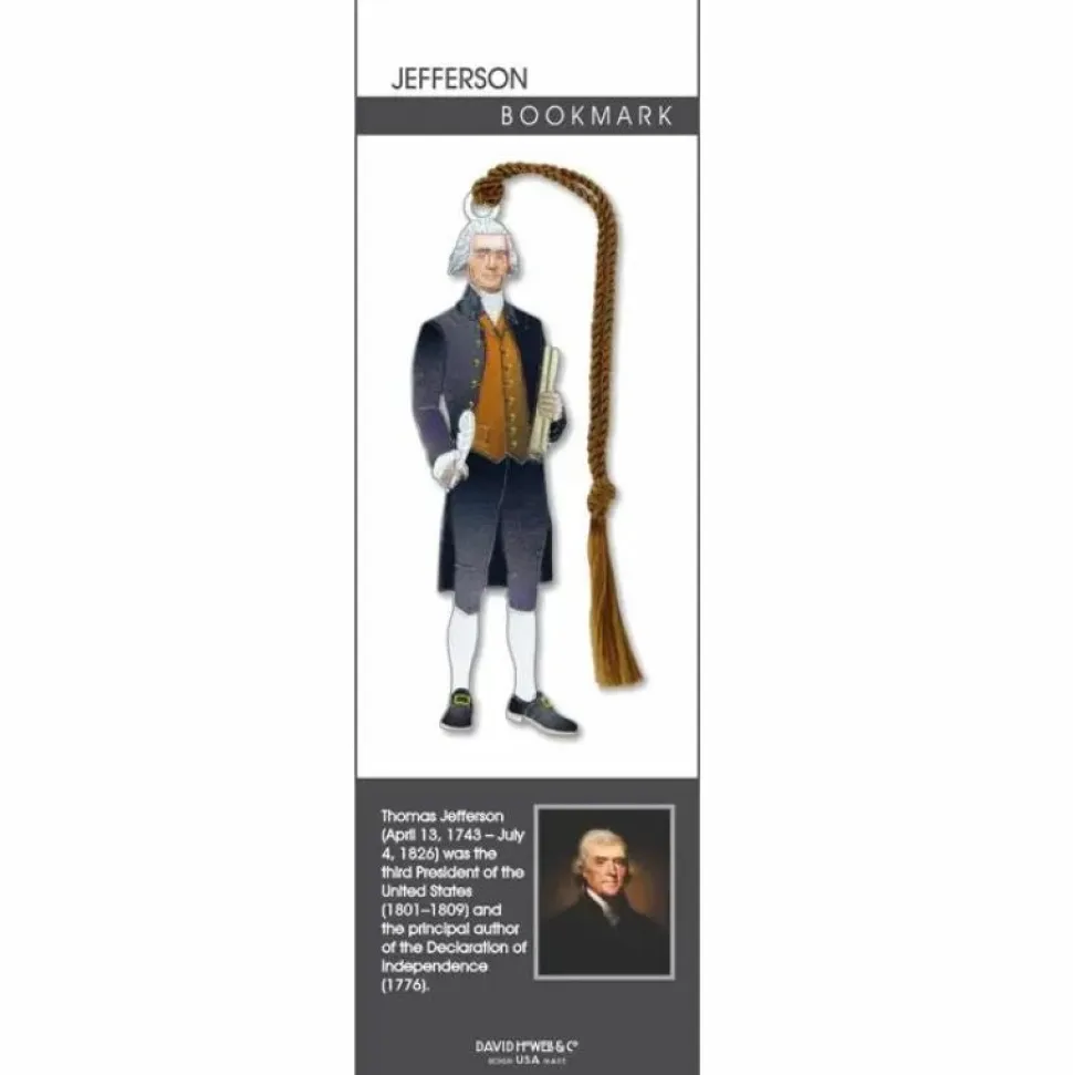 Thomas Jefferson Metal Bookmark