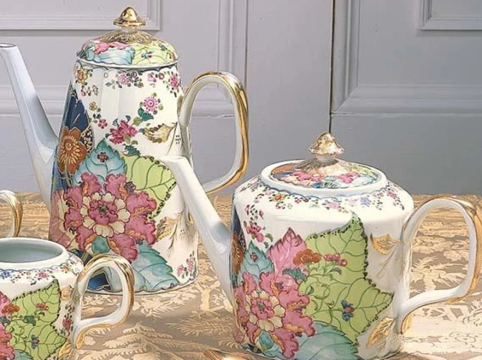 Tobacco Leaf Coffeepot