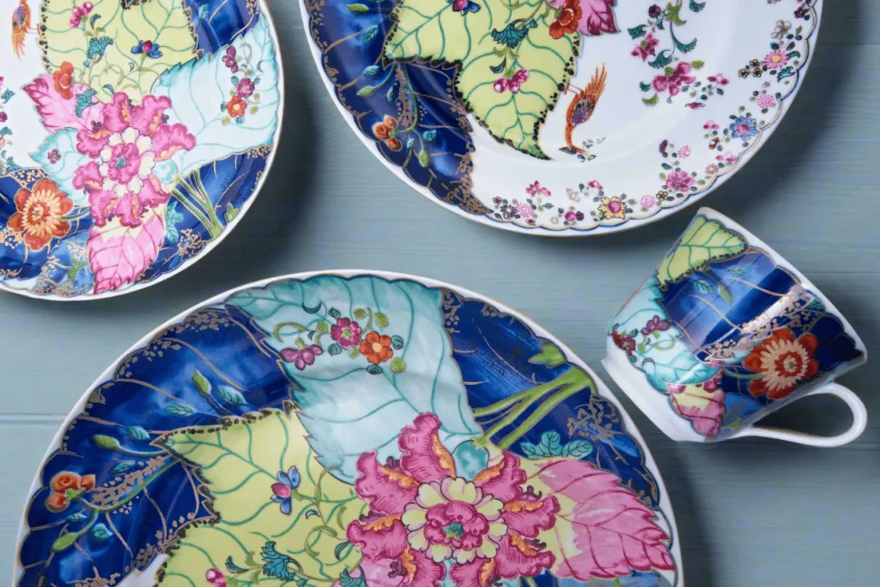 Tobacco Leaf Dessert Plate