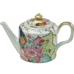 Tobacco Leaf Fine Hard Porcelain Teapot