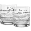 US Constitution Rocks Glassesware