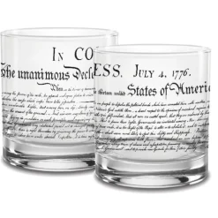 US Constitution Rocks Glassesware