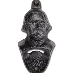 Wall Mounted Bottle Opener - Black Iron